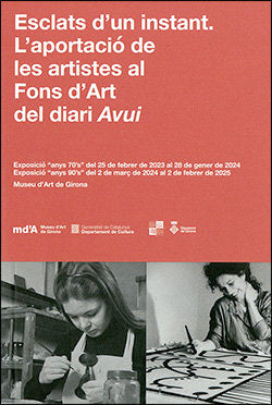 ESCLATS DUN INSTANT LAPORTACIO DE LES ARTISTES AL FONS D' | portada del libro