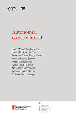AUTONOMIA, COSTAS Y LITORAL, de AGUIRRE I FONT, JOSEP M. | portada del libro
