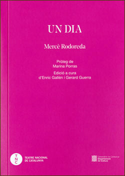 UN DIA, de RODOREDA, MERCE | portada del libro