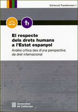 EL RESPECTE DELS DRETS HUMANS A L'ESTAT ESPANYOL | portada del libro