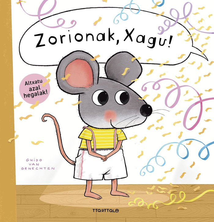Zorionak, Xagu!, de VAN GENECHTEN, GUIDO | portada del libro