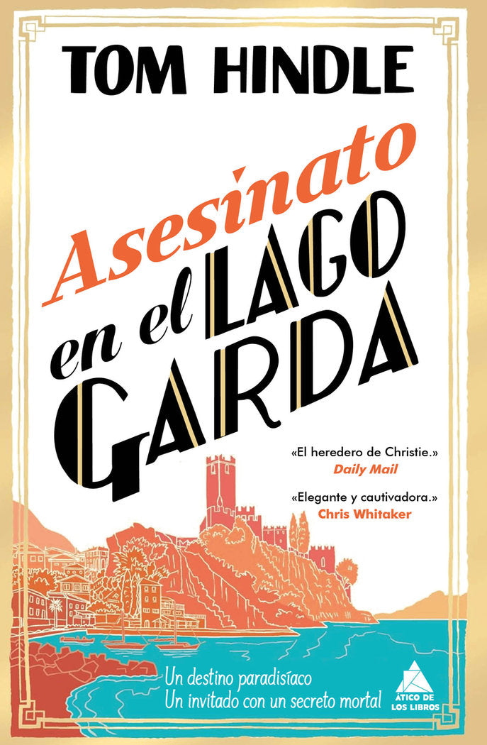 ASESINATO EN EL LAGO DE GARDA, de HINDLE, TOM | portada del libro
