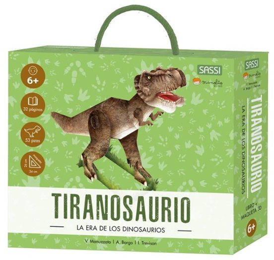 T REX DINOSAURIOS 3D, de Irena Trevisan | portada del libro
