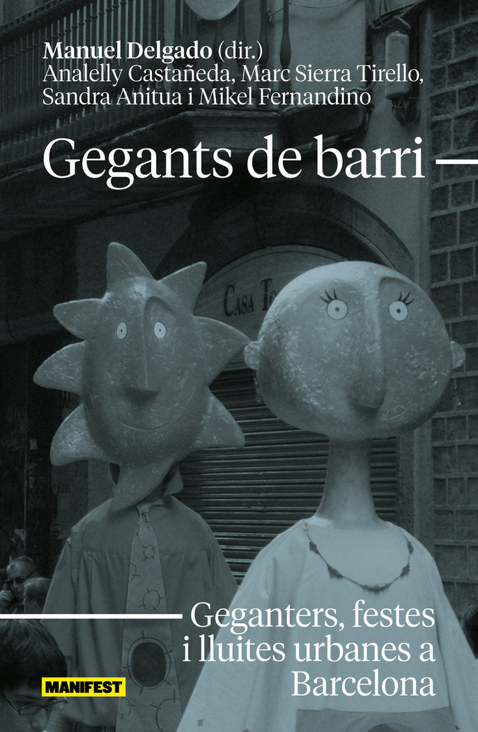 Gegants de barri, de ANITUA | portada del libro