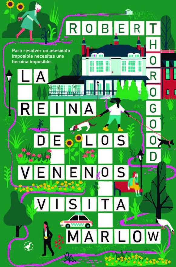 LA REINA DE LOS VENENOS VISITA MARLOW, de ROBERT THOROGOOD | portada del libro
