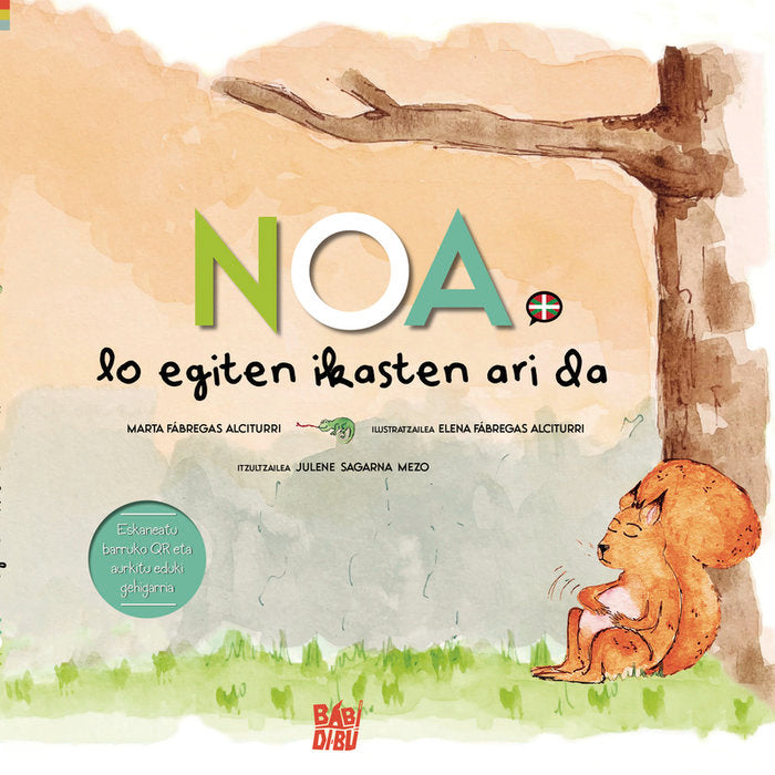 NOA LO EGITEN IKASTEN ARI DA, de FABREGAS ALCITURRI, MARTA | portada del libro