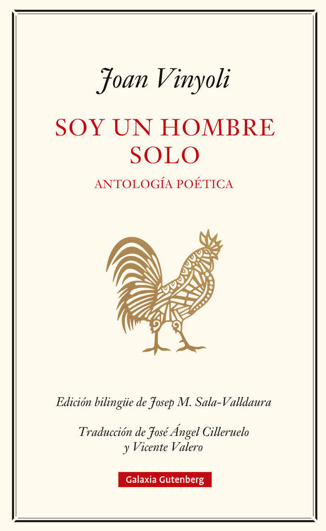 SOY UN HOMBRE SOLO, de VINYOLI | portada del libro