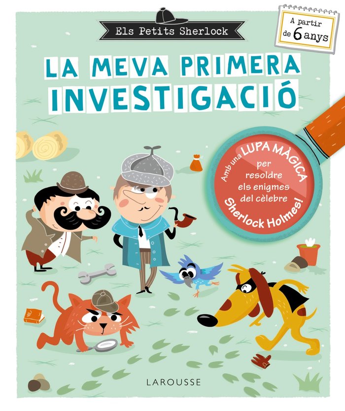 ELS PETITS SHERLOCK. LA MEVA PRIMERA INVESTIGACIO, de LEBRUN, SANDRA | portada del libro
