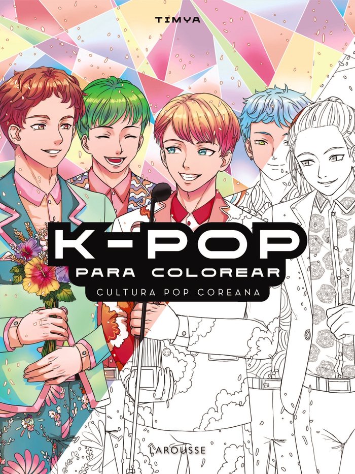 K-POP para colorear, de TIMYA | portada del libro