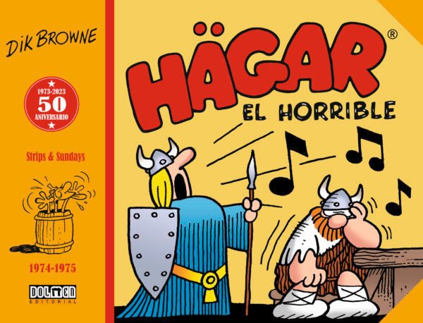 HAGAR EL HORRIBLE 1974-1975, de BROWNE, DIK | portada del libro