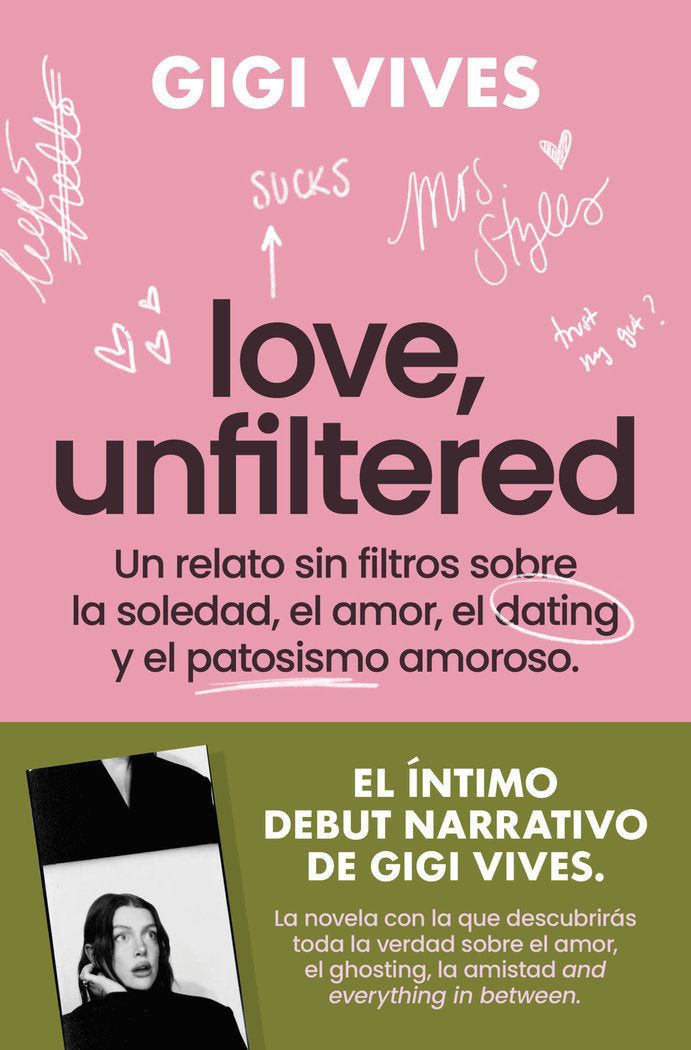 LOVE, UNFILTERED, de VIVES, GIGI | portada del libro