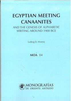 Egyptian meeting Canaanites, de MORENZ, LUDWIG D. | portada del libro