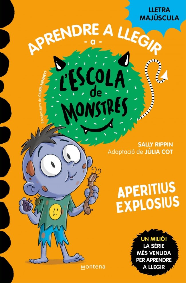 APRENDRE A LLEGIR A L'ESCOLA DE MONSTRES 19 - APERITIUS EXPLOSIUS, de RIPPIN, SALLY | portada del libro