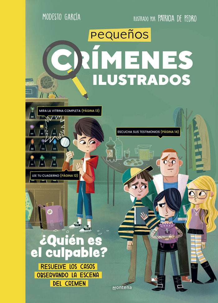 PEQUEÑOS CRIMENES ILUSTRADOS, de MODESTO GARCIA | portada del libro
