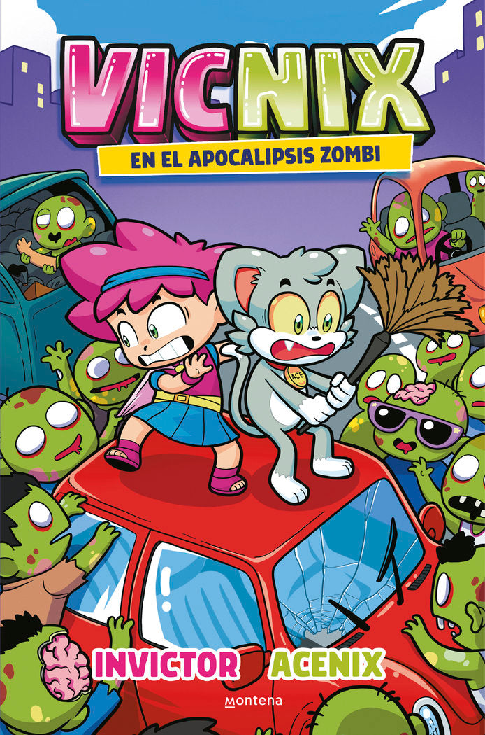 VICNIX 5 EN EL APOCALIPSIS ZOMBIE, de ACENIX | portada del libro