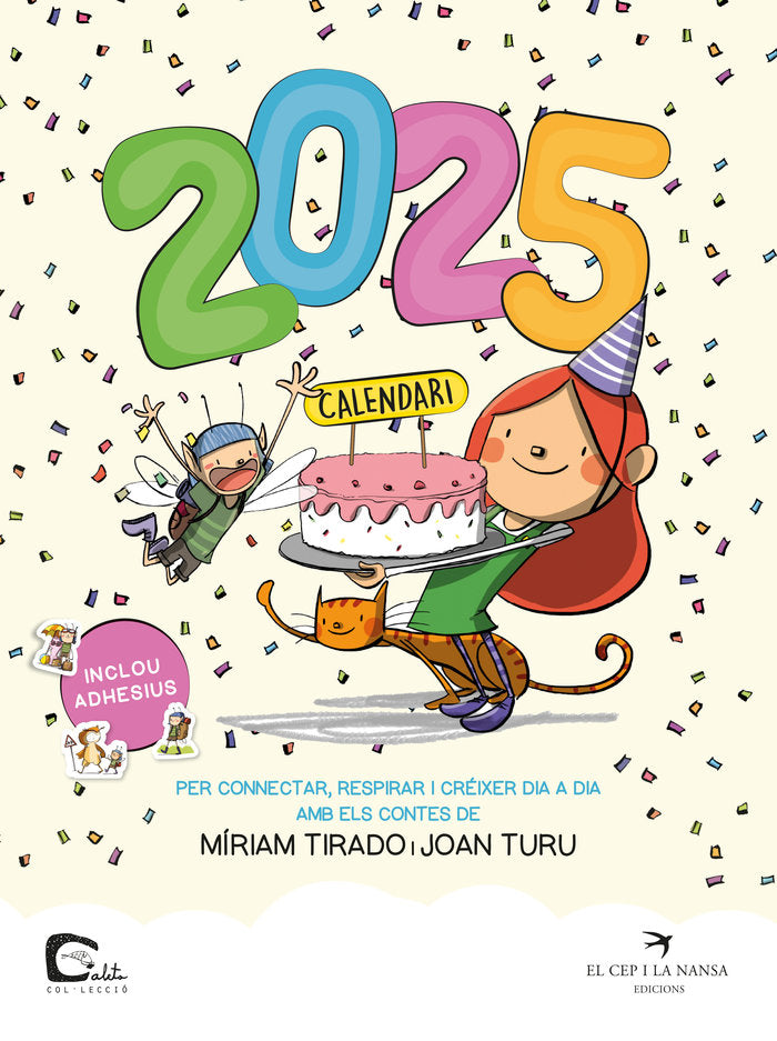 CALENDARI 2025. LA FADA DELS VOLCANS, de TIRADO, MIRIAM | portada del libro