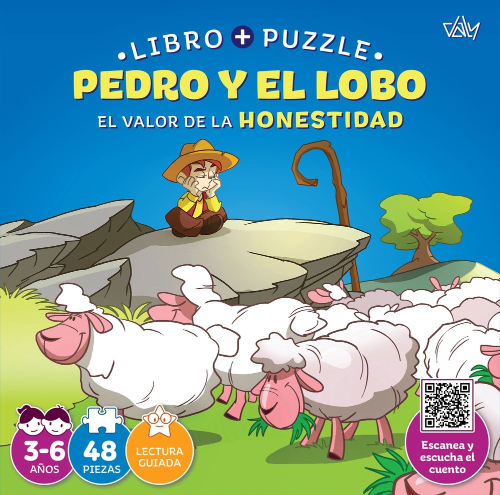 LIBRO PUZZLE - PEDRO Y EL LOBO, de Daly, Ediciones | portada del libro