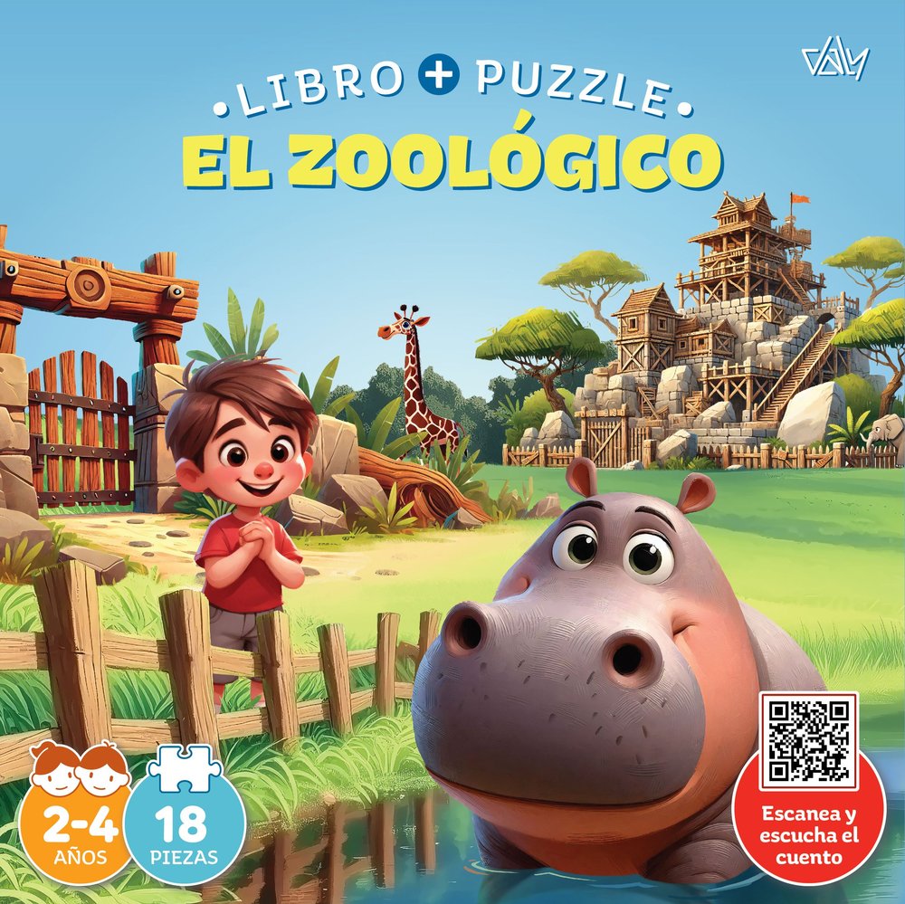 LIBRO PUZZLE - EL ZOOLOGICO, de Daly, Ediciones | portada del libro