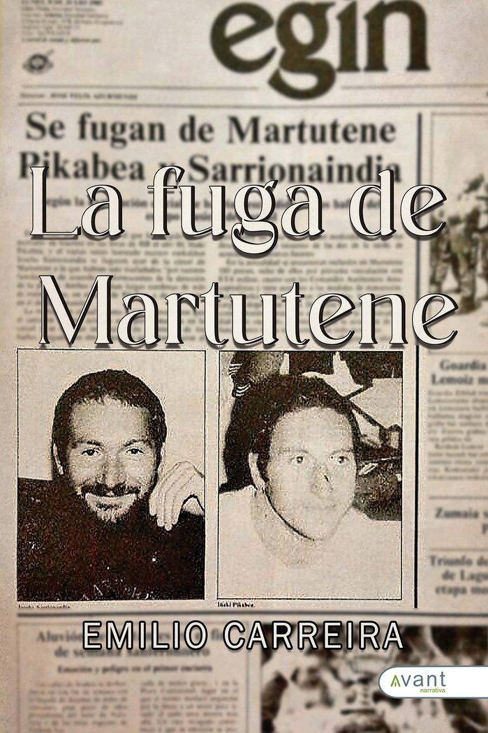 LA FUGA DE MARTUTENE, de Carreira, Emilio | portada del libro
