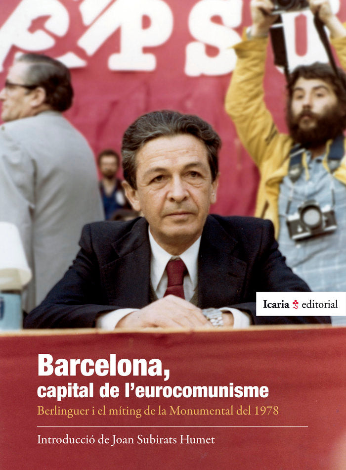 BARCELONA, CAPITAL DE L'EUROCOMUNISME, de SUBIRATS, HUMET | portada del libro