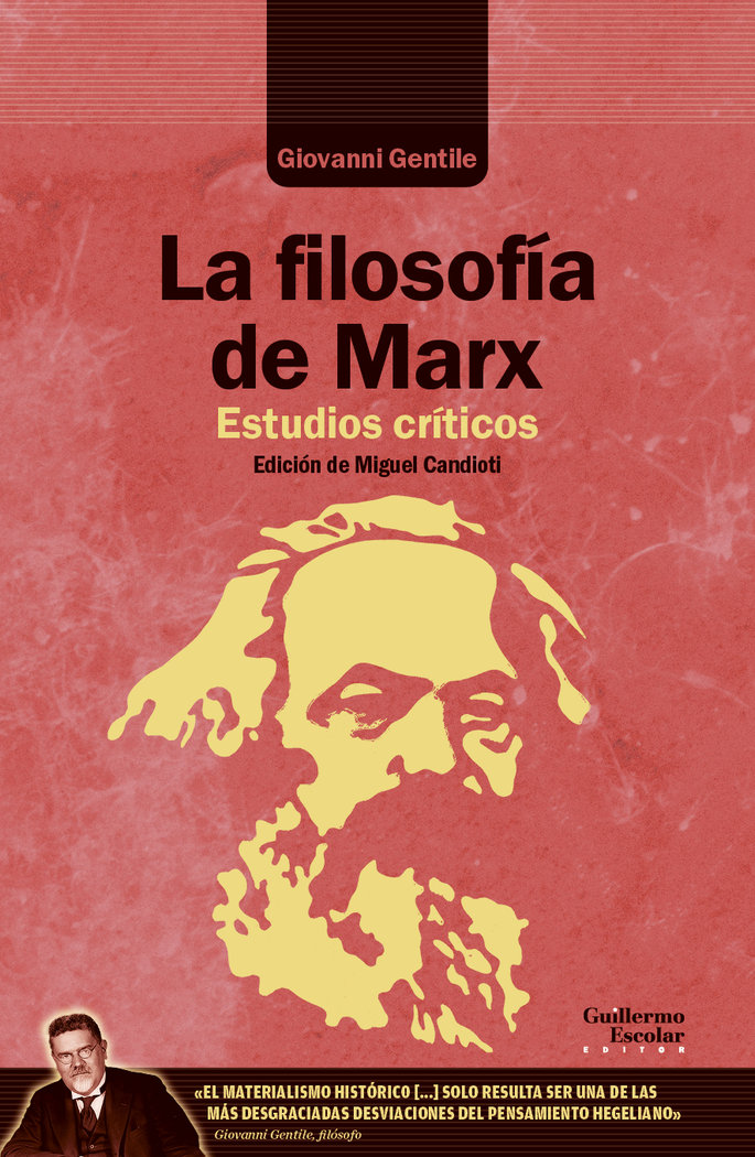 LA FILOSOFIA DE MARX, de GENTILE, GIOVANNI | portada del libro