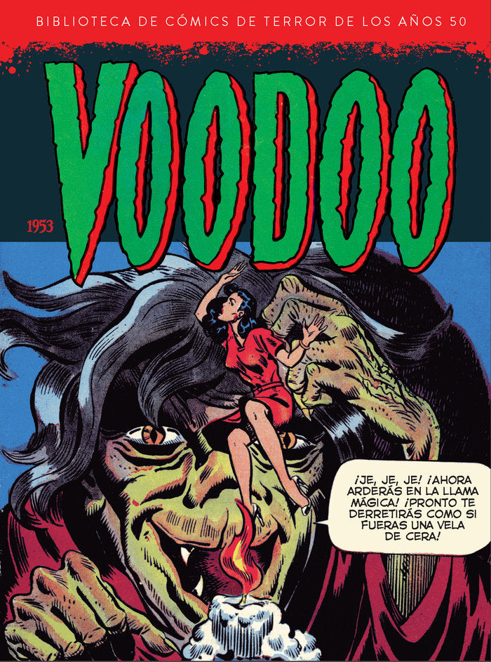 VOODOO 1953 BIBLIOTECA DE COMICS DE TERROR DE LOS AÑOS 50, de THE IGER SHOP | portada del libro
