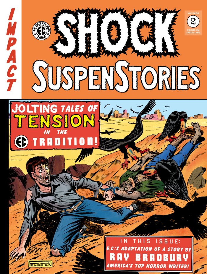 SHOCK SUSPENSTORIES 02 (THE EC ARCHIVES), de WALLY WOOD | portada del libro