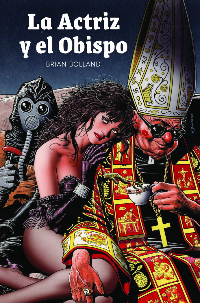 LA ACTRIZ Y EL OBISPO, de BRIAN BOLLAND | portada del libro