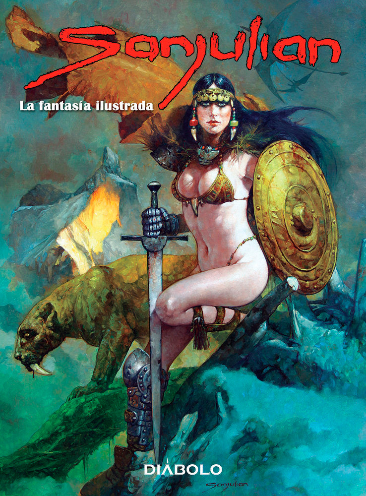 Sanjulian la fantasia ilustrada, de AA.VV. | portada del libro