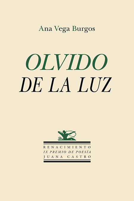 Olvido de la luz, de VEGA BURGOS,ANA | portada del libro