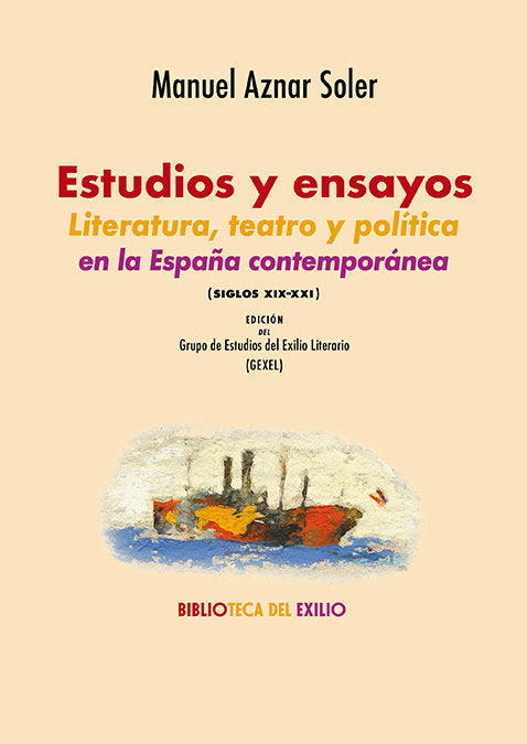 ESTUDIOS Y ENSAYOS, de AZNAR SOLER,MANUEL | portada del libro