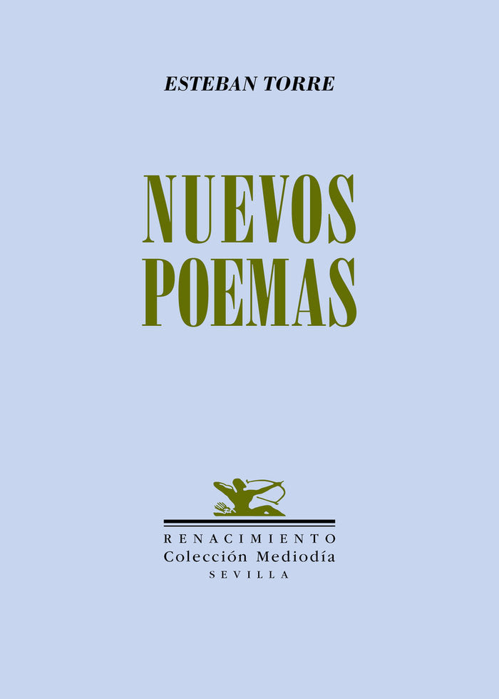 NUEVOS POEMAS, de TORRE, ESTEBAN | portada del libro