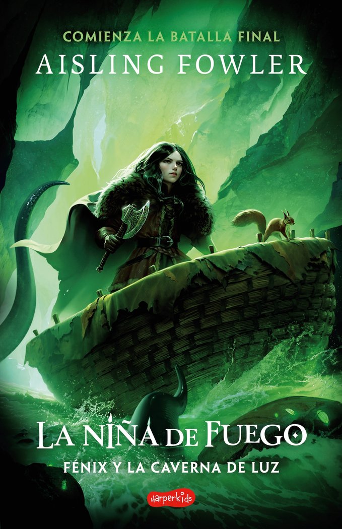 LA NIÑA DE FUEGO FENIX Y LA CAVERNA DE LUZ (LIBRO 3), de FOWLER, AISLING | portada del libro
