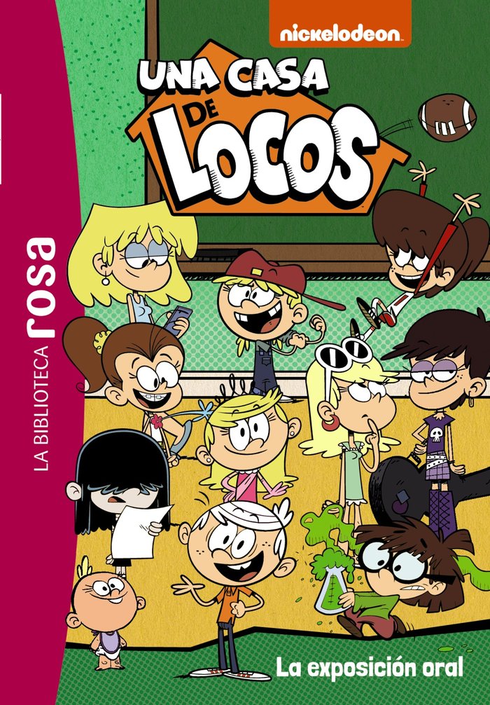 LA BIBLIOTECA ROSA UNA CASA DE LOCOS 7 LA EXPOSICION ORAL, de VARIOS AUTORES | portada del libro