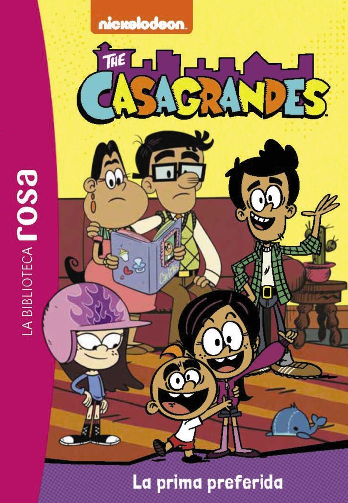 LA BIBLIOTECA ROSA LOS CASAGRANDES 5 LA PRIMA PREFERIDA, de GUINETON, CAROLINE | portada del libro