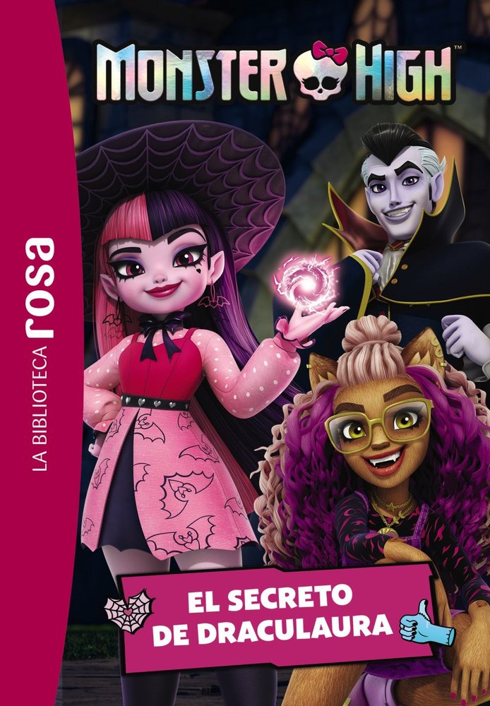 LA BIBLIOTECA ROSA MONSTER HIGH 2 EL SECRETO DE DRACULAUR, de VARIOS AUTORES | portada del libro