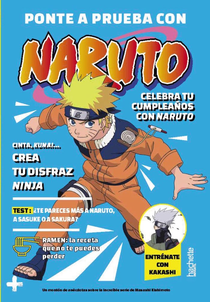 PONTE A PRUEBA CON NARUTO, de ROCHER, MATHIEU | portada del libro