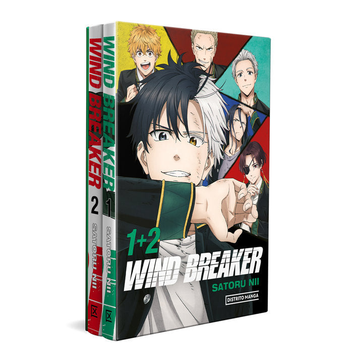 PACK WIND BREAKER 1 + WIND BREAKER 2 (EDICION ESPECIAL ANIME), de NII, SATORU | portada del libro