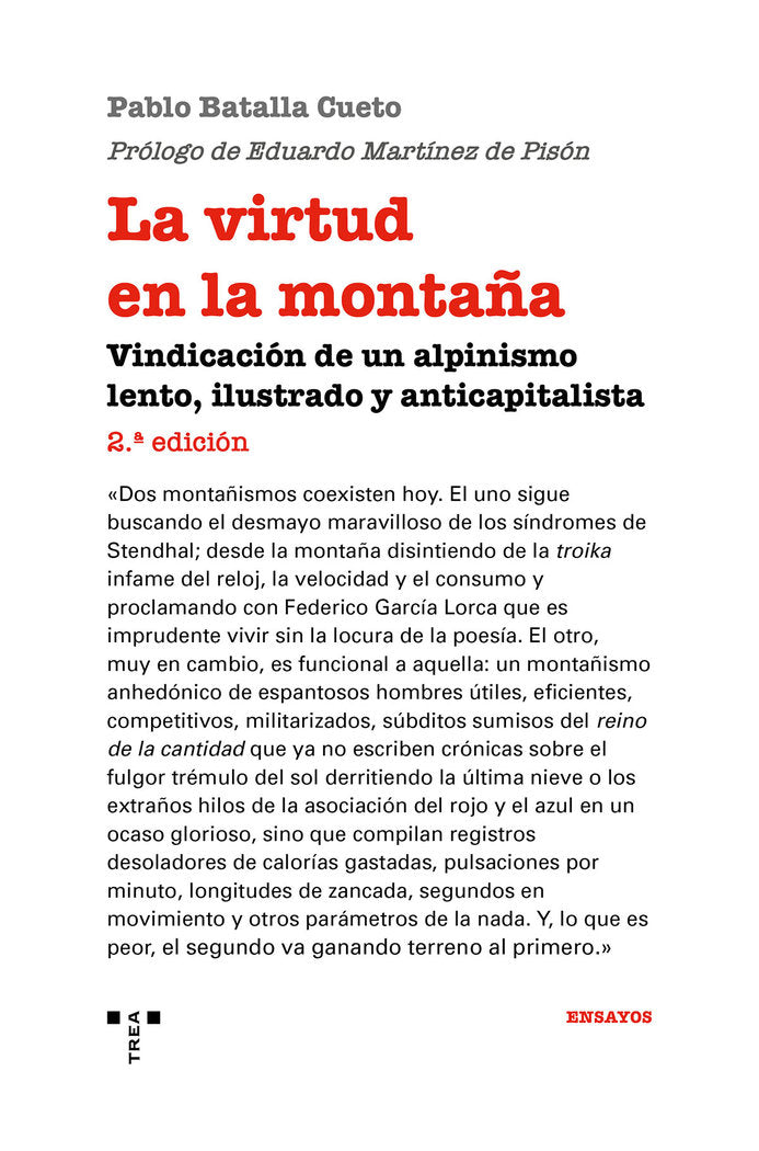 LA VIRTUD EN LA MONTAÑA (2.ª edición), de Batalla Cueto, Pablo | portada del libro