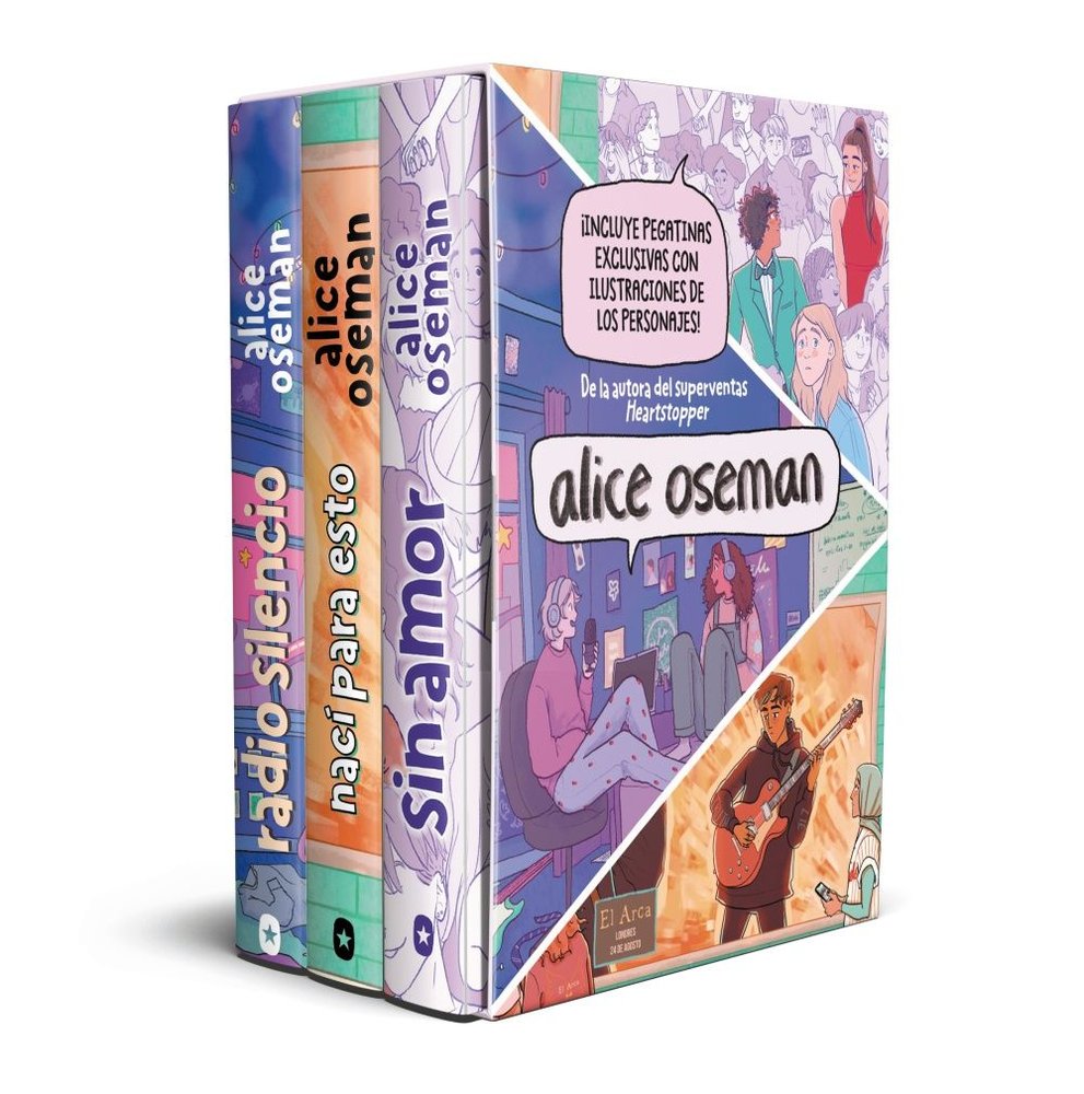 ESTUCHE ALICE OSEMAN: SIN AMOR, NACI PARA ESTO, RADIO SILENC, de OSEMAN, ALICE | portada del libro