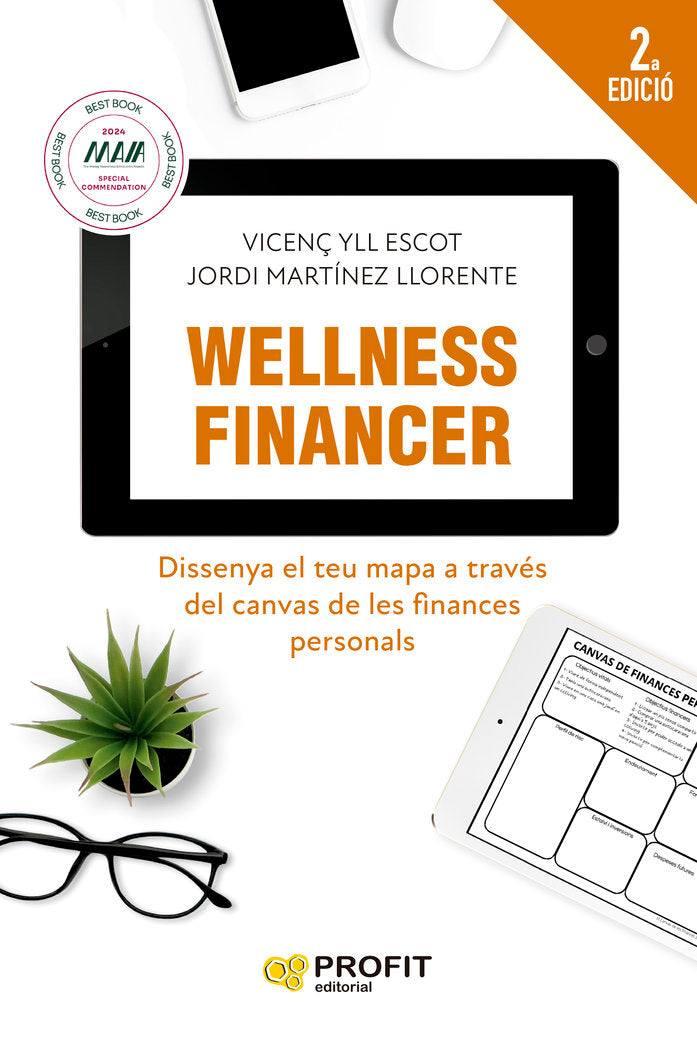 WELLNESS FINANCER. EL CANVAS DE LES FINANCES PERSONALS, de YLL ESCOT | portada del libro