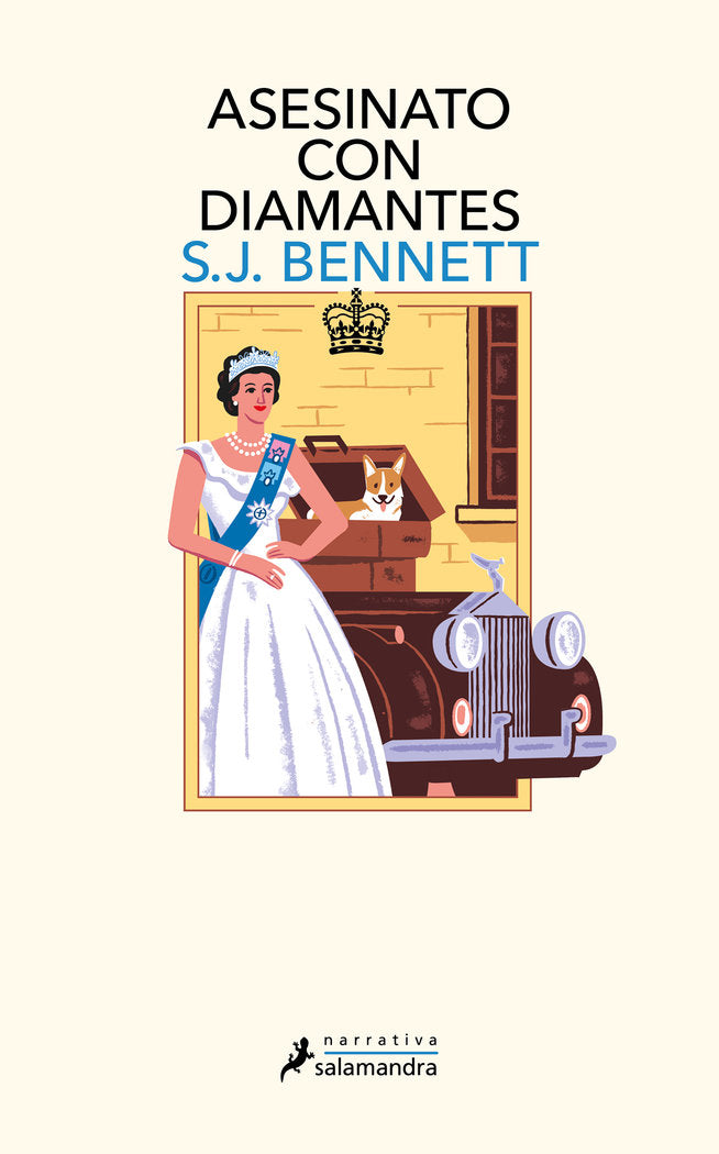 Asesinato con diamantes (Su Majestad, la reina investigadora  4), de BENNETT | portada del libro