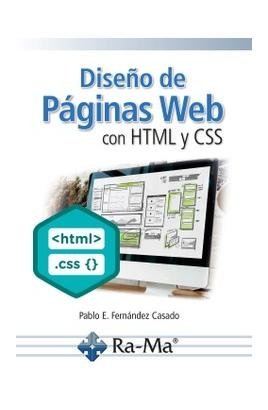 DISEÑO DE PAGINAS WEB CON HTML Y CSS, de FERNANDEZ C | portada del libro