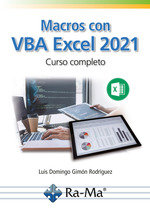 MACROS CON VBA EXCEL 2021 CURSO COMPLETO, de LUIS DOMINGO GIMON | portada del libro