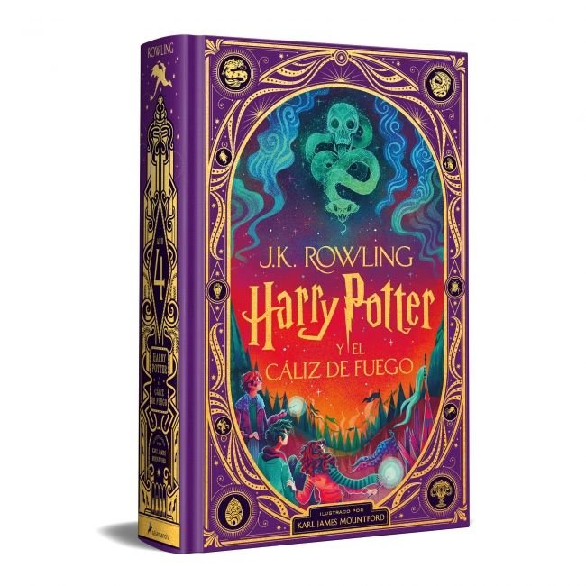 HARRY POTTER 4 Y EL CALIZ DE FUEGO MINALIMA, de J K Rowling | portada del libro