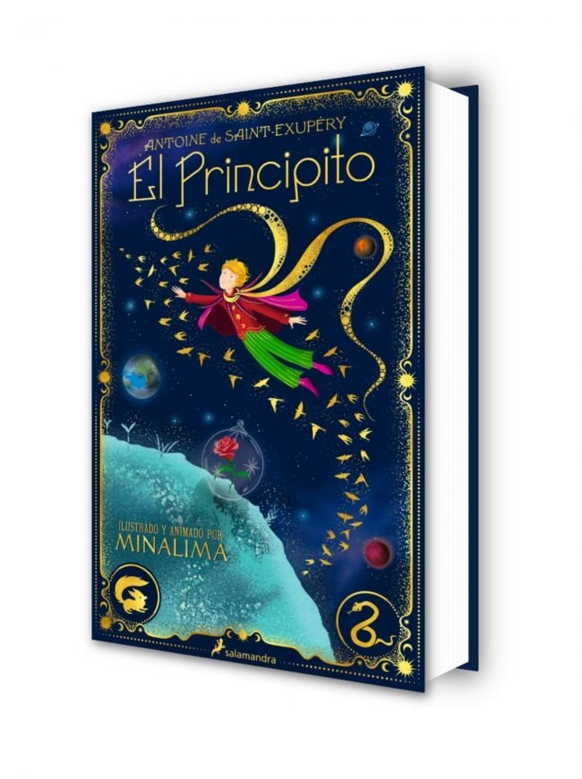 EL PRINCIPITO (EDICION ILUSTRADA Y ANIMADA POR MINALIMA), de SAINT-EXUPERY, ANTOINE DE | portada del libro