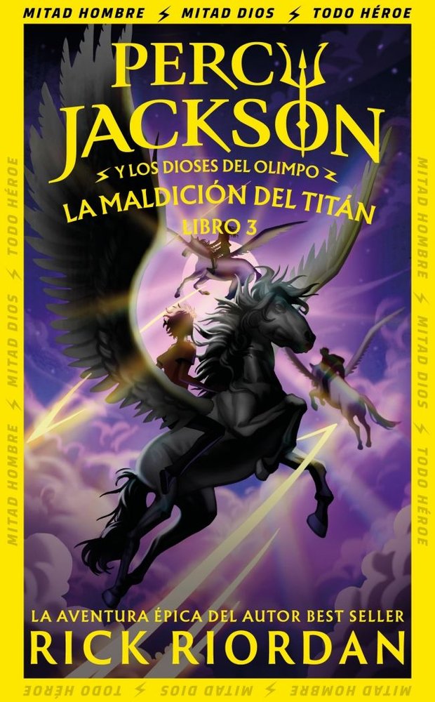 LA MALDICION DEL TITAN PERCY JACKSON Y LOS DIOSES DEL OLIMPO, de RICK RIORDAN | portada del libro