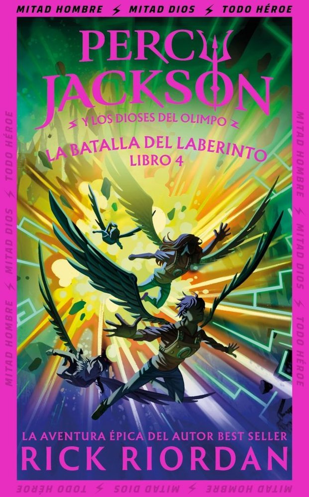 LA BATALLA DEL LABERINTO PERCY JACKSON Y LOS DIOSES DEL OLIM, de RICK RIORDAN | portada del libro