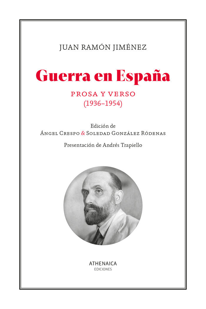 GUERRA EN ESPAÑA, de JIMENEZ, JUAN RAMON | portada del libro