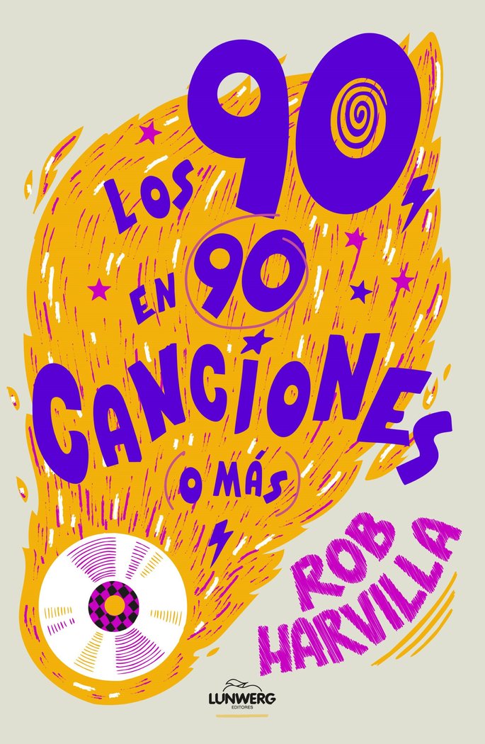 LOS 90 EN 90 CANCIONES (O MAS), de HARVILLA, ROB | portada del libro